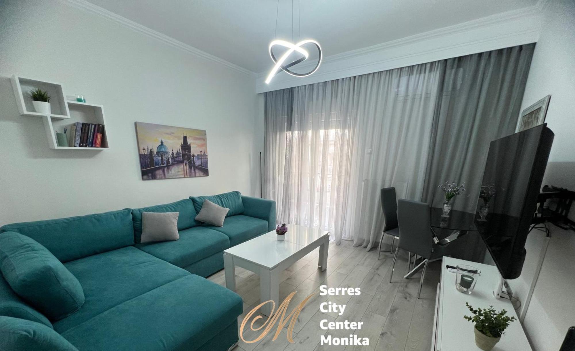 Serres City Center Modern Apartment Bagian luar foto